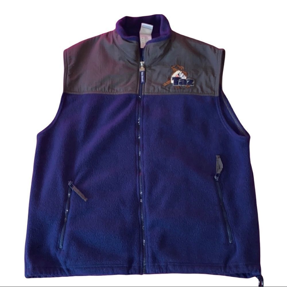 Warner Brothers Studio Store Taz Fleece Vest Women’s Size Large